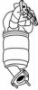 VW 030253052X Catalytic Converter